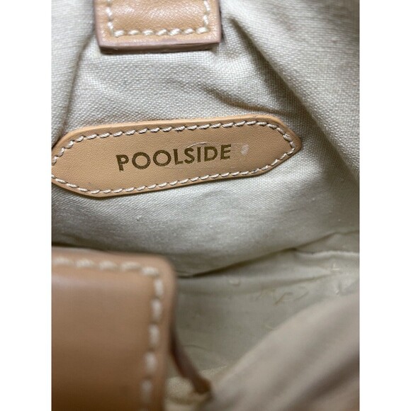 POOLSIDE Cesi Conch Bag Natural Woven Crossbody Magnetic Closure - Picture 7 of 9